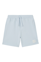 Kids Logo Embroidered Shorts
